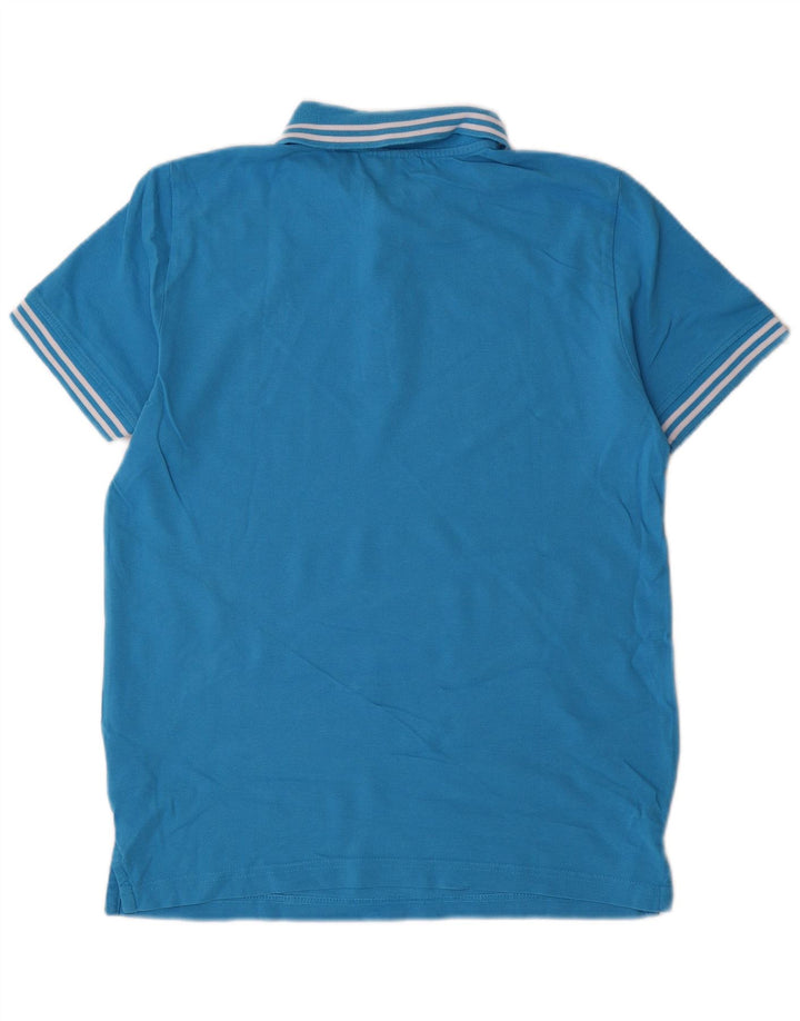 Kappa Mens Polo Shirt Medium Blue Cotton