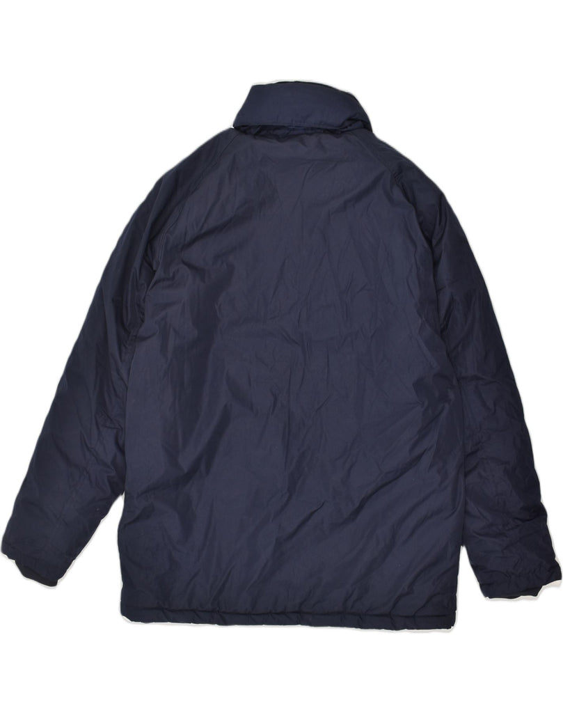 UMBRO Mens Windbreaker Jacket UK 40 Large Navy Blue Polyester | Vintage Umbro | Thrift | Second-Hand Umbro | Used Clothing | Messina Hembry 