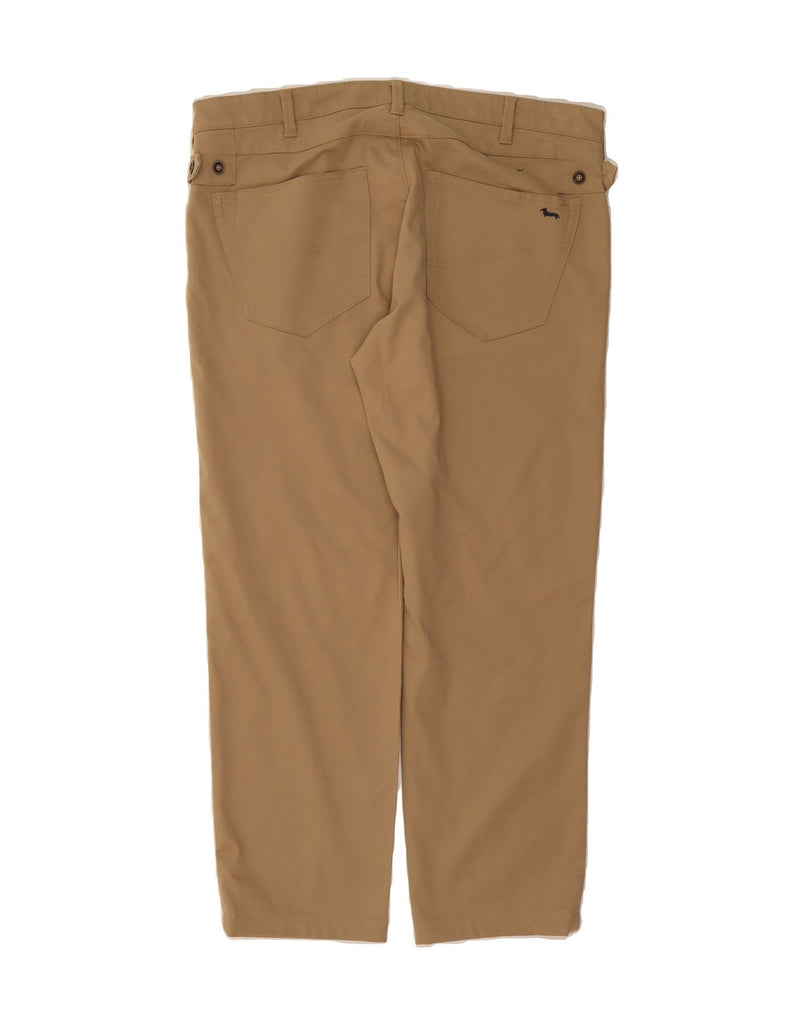 HARMONT & BLAINE Mens Straight Casual Trousers IT 56 3XL W40 L30 Beige Vintage Harmont & Blaine and Second-Hand Harmont & Blaine from Messina Hembry 