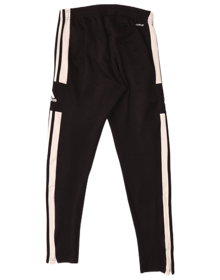 Adidas Mens Aeroready Tracksuit Trousers Small Black Polyester