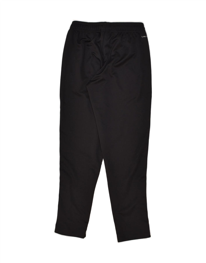 ADIDAS Boys Climalite Tracksuit Trousers 9-10 Years Black Polyester Vintage Adidas and Second-Hand Adidas from Messina Hembry 