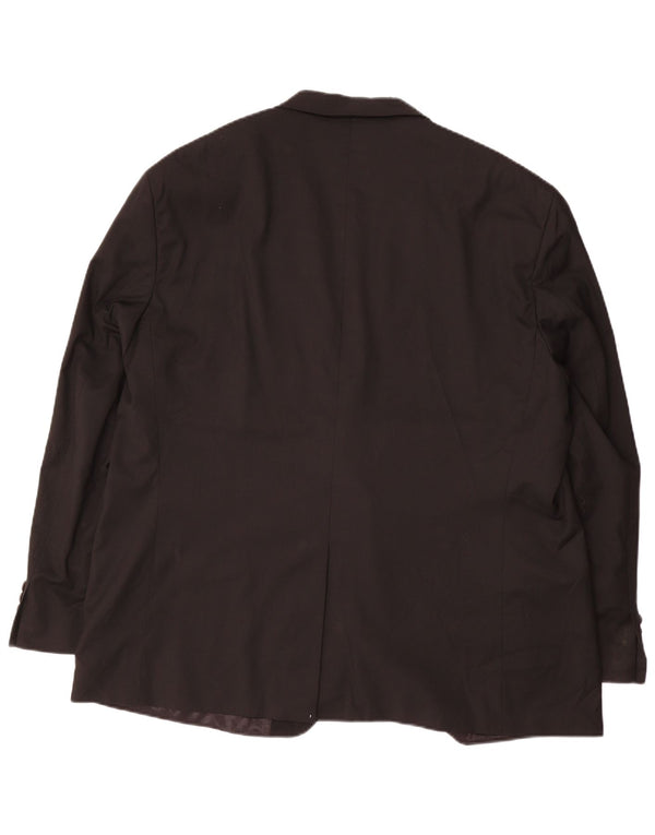 Ralph Lauren Mens 2 Button Blazer Jacket UK 50 4XL Black Polyester