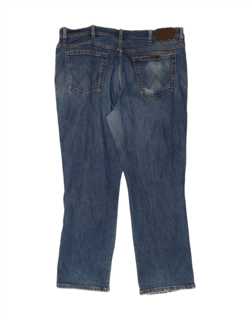 WRANGLER Mens Regular Fit Straight Jeans W40 L30 Blue Cotton Vintage Wrangler and Second-Hand Wrangler from Messina Hembry 