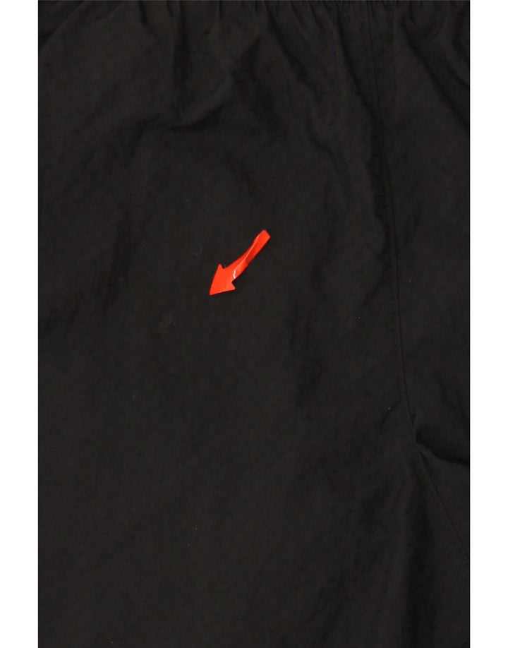 Nike Womens Graphic Sport Shorts UK 14 Large  Black Nylon