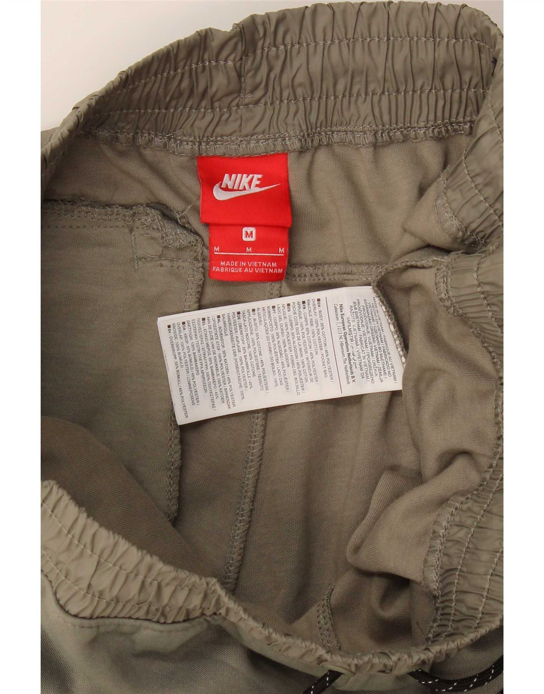 Nike Mens Graphic Full Tracksuit Medium  Khaki Cotton