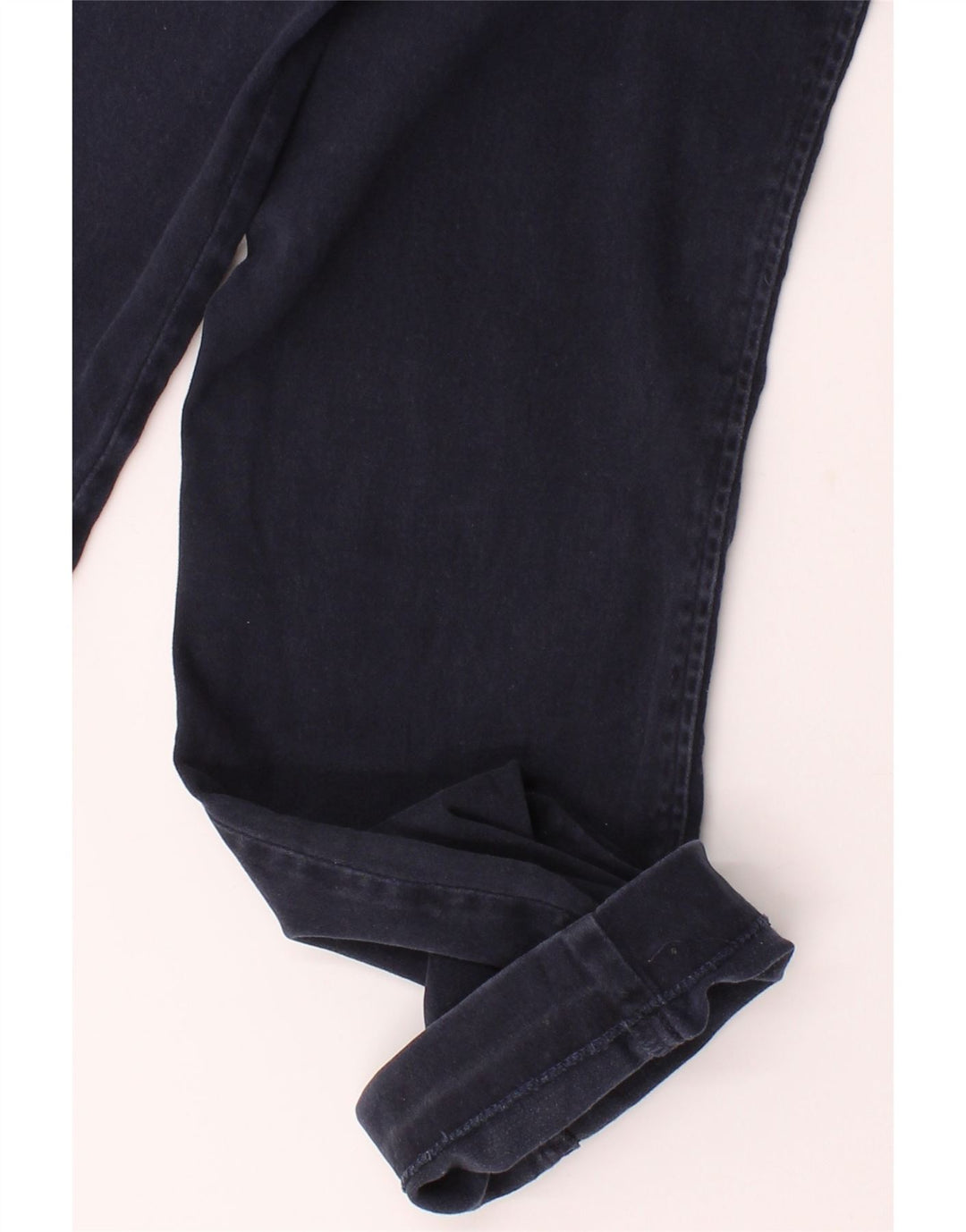 ARMANI Womens Straight Casual Trousers W30 L29 Navy Blue Vintage Armani and Second-Hand Armani from Messina Hembry 