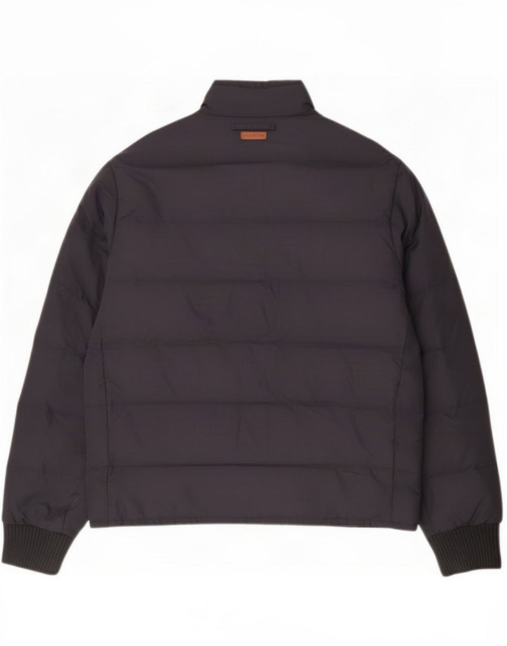 Marlboro Classics Mens Padded Jacket EU 50 Large Black Nylon