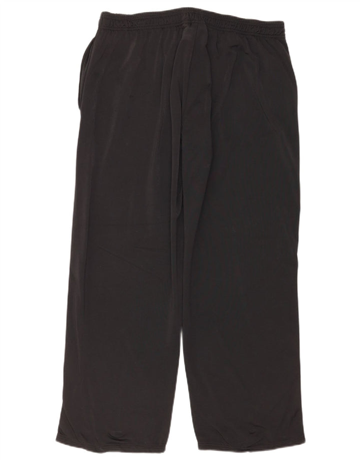 Reebok Mens Tracksuit Trousers Large Black Polyester