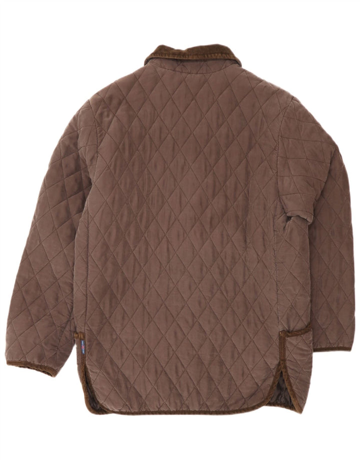 Les Copains Boys Quilted Jacket 15-16 Years Brown