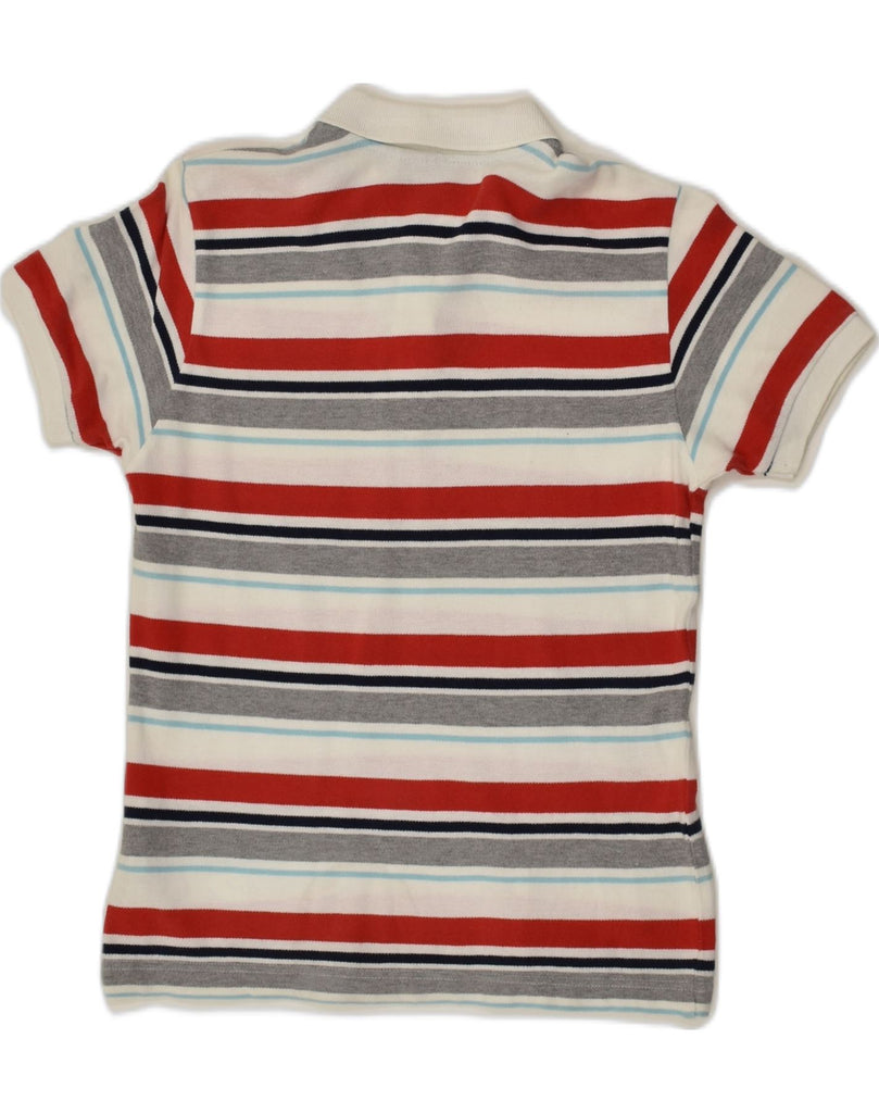 CHAMPION Boys Polo Shirt 7-8 Years Small Multicoloured Striped Cotton | Vintage Champion | Thrift | Second-Hand Champion | Used Clothing | Messina Hembry 