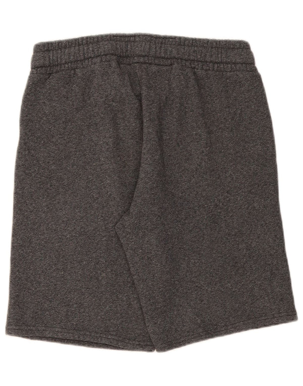 Superdry Mens Graphic Sport Shorts Small Grey Flecked Cotton