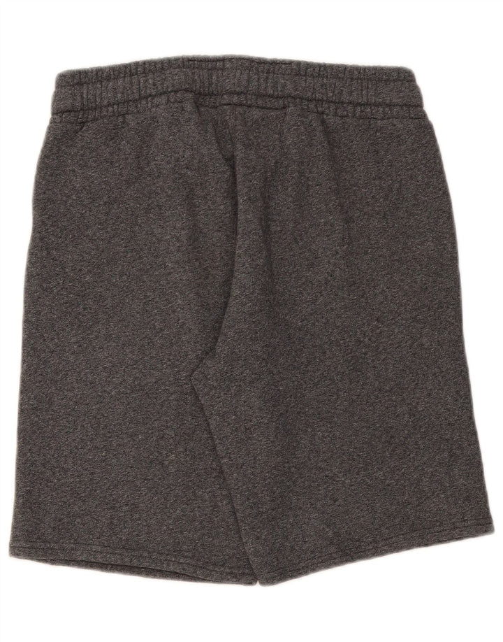 Superdry Mens Graphic Sport Shorts Small Grey Flecked Cotton