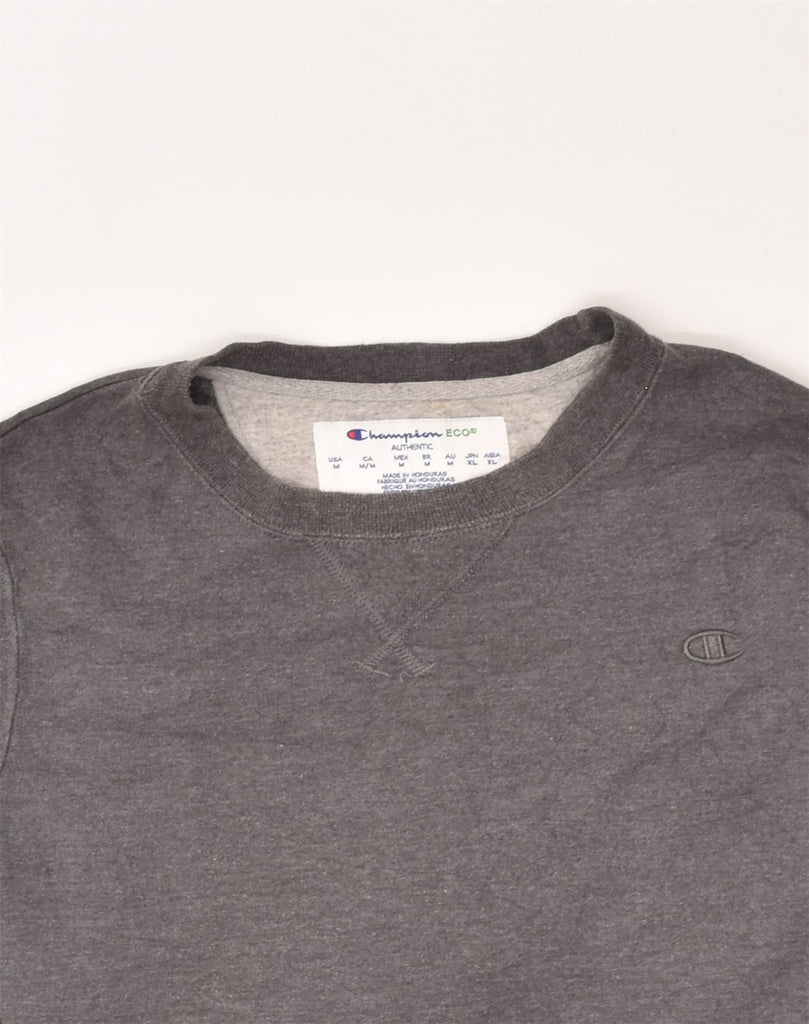 CHAMPION Mens Sweatshirt Jumper Medium Grey Cotton | Vintage Champion | Thrift | Second-Hand Champion | Used Clothing | Messina Hembry 