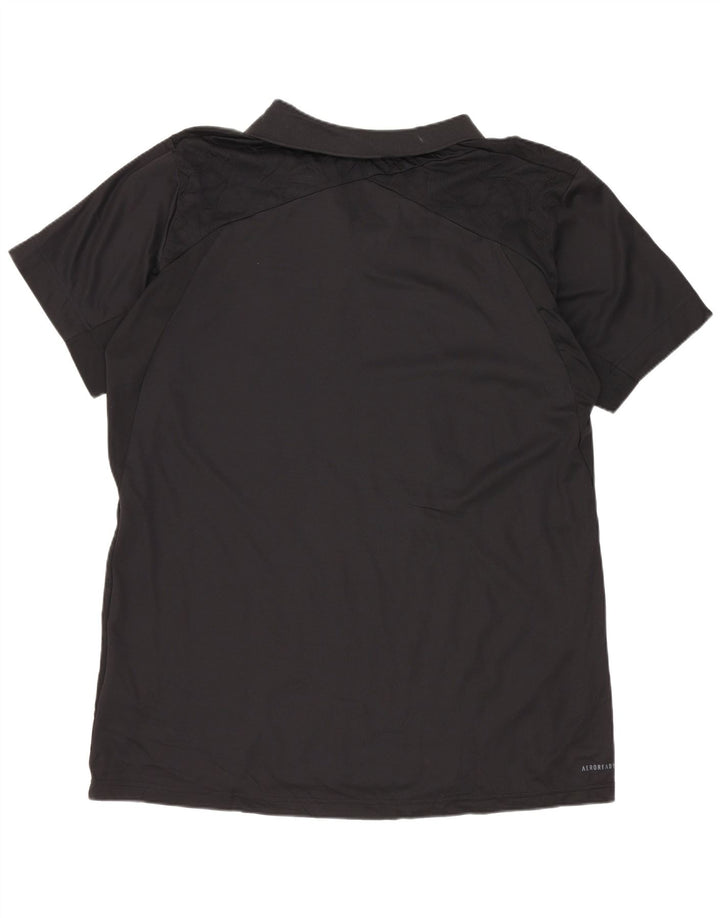 Adidas Mens Aeroready Polo Shirt XL Black Polyester