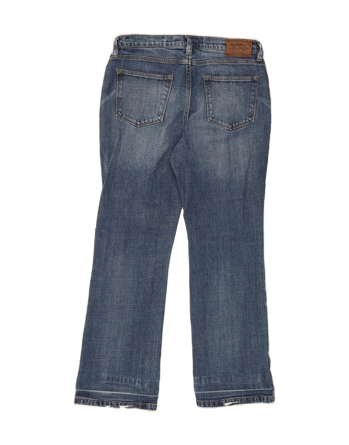 RALPH LAUREN Womens Bootcut Jeans US 10 Large W32 L29 Blue Cotton Vintage Ralph Lauren and Second-Hand Ralph Lauren from Messina Hembry 