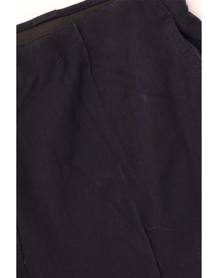 Marks & Spencer Womens Chino Trousers UK 14 Medium W30 L28 Navy Blue