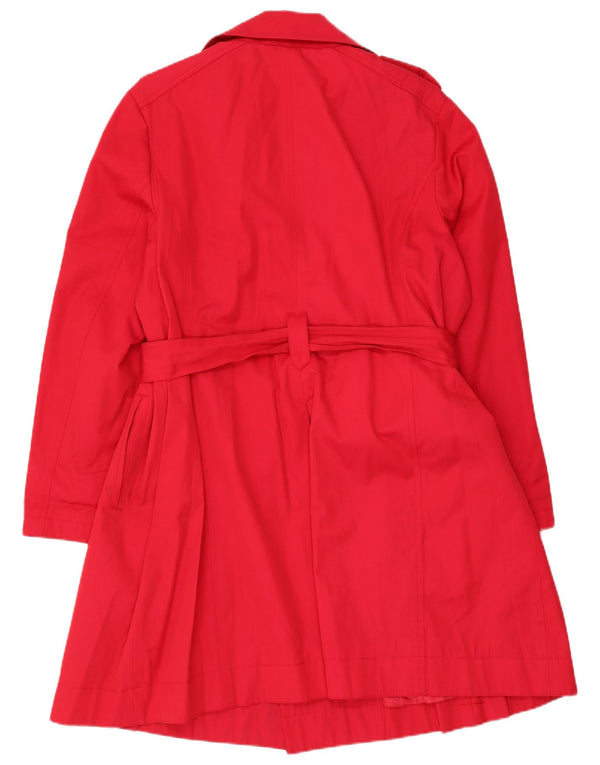 Michael Kors Womens Trench Coat UK 16 Large Pink