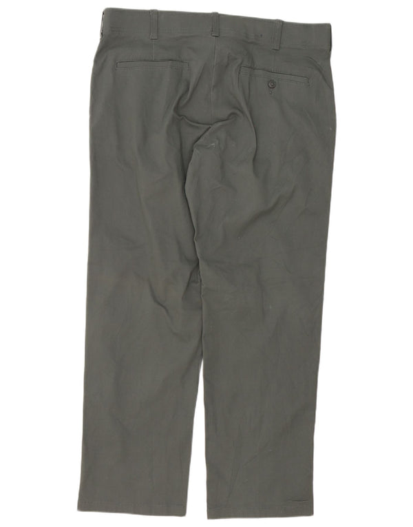 Lee Mens Regular Chino Trousers W36 L30 Grey Cotton