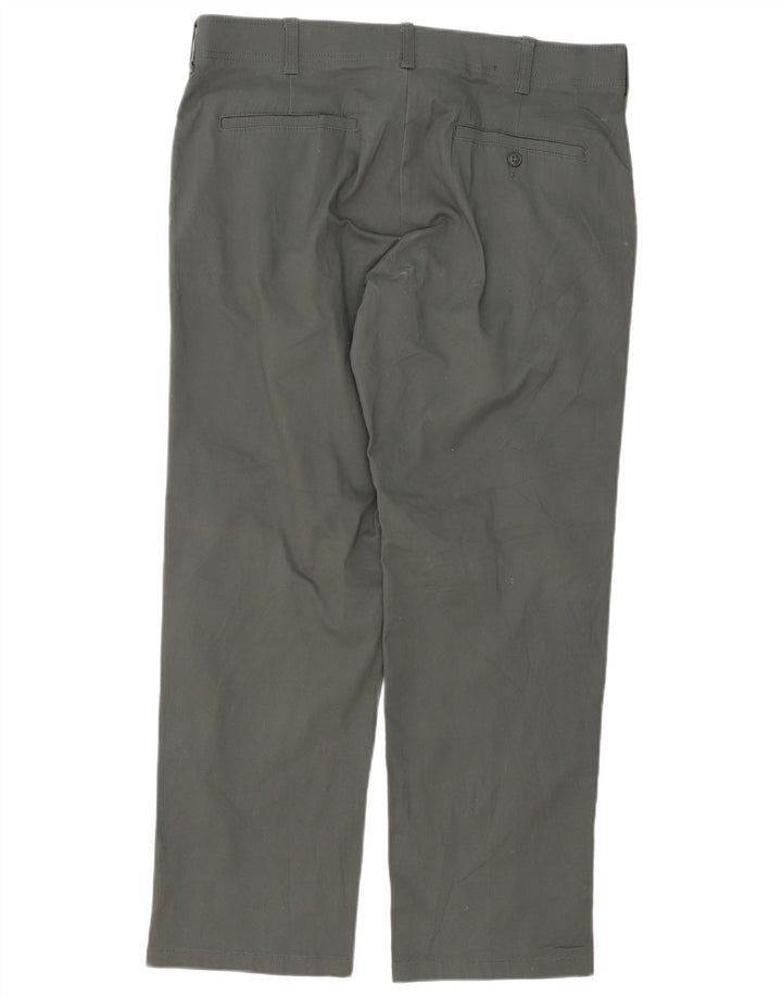 Lee Mens Regular Chino Trousers W36 L30 Grey Cotton