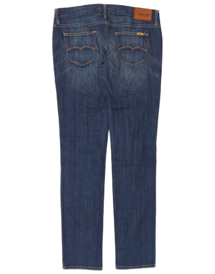 Meltin' Pot Womens Mika Slim Jeans W29 L32 Blue Cotton