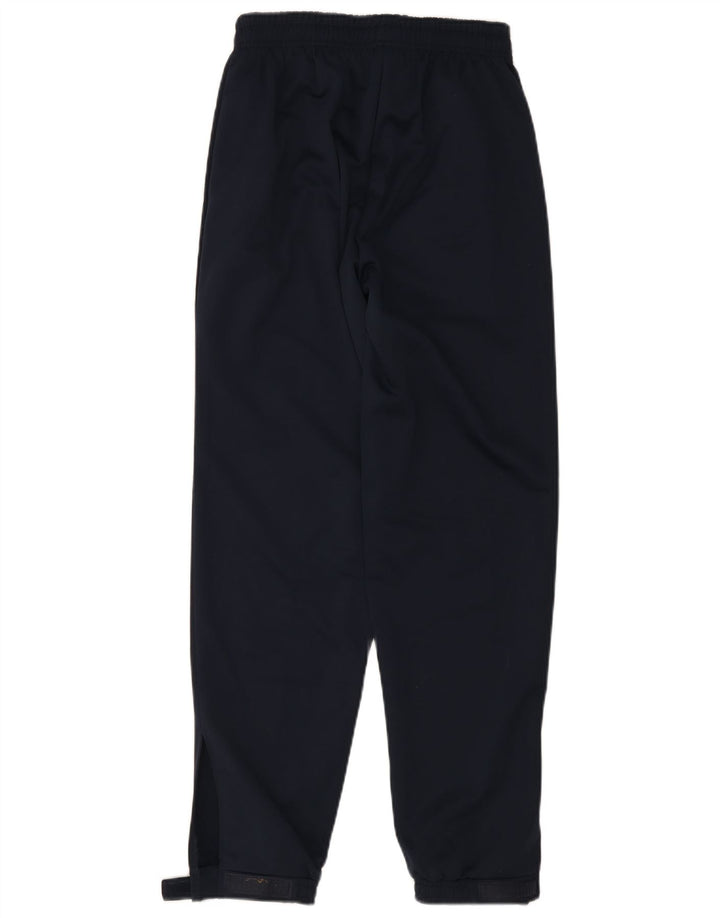 Asics Mens Tracksuit Trousers Joggers Small Navy Blue Polyester