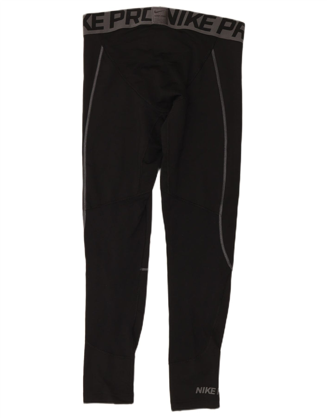 NIKE Mens Compression Graphic Leggings XL Black Polyester
