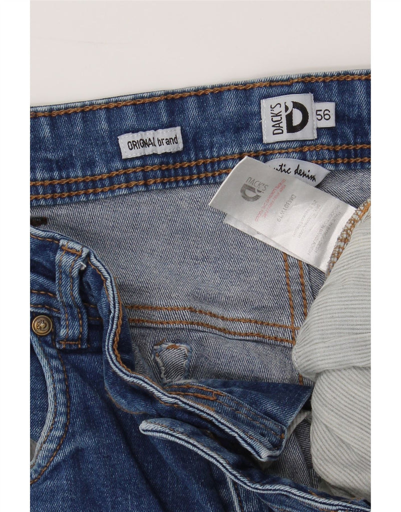 DACK'S Mens Regular Fit Straight Jeans IT 56 3XL W40 L30 Blue Cotton Vintage Dack's and Second-Hand Dack's from Messina Hembry 