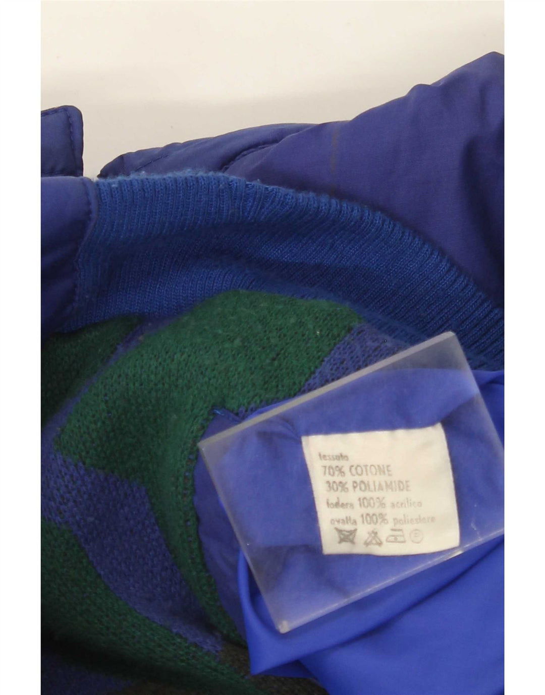 MC Kee's Mens Reversible Gilet IT 44 XS Blue Cotton