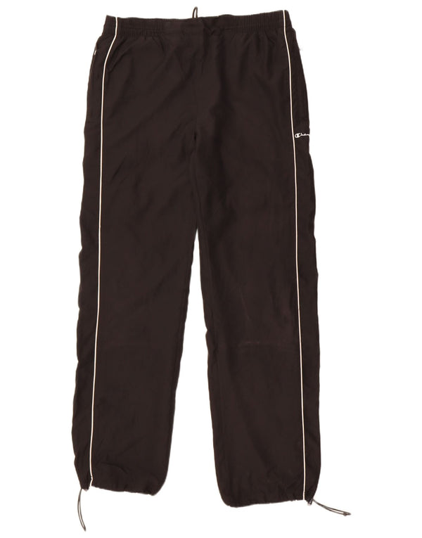 Champion Mens Tracksuit Trousers Joggers Large Black Polyester