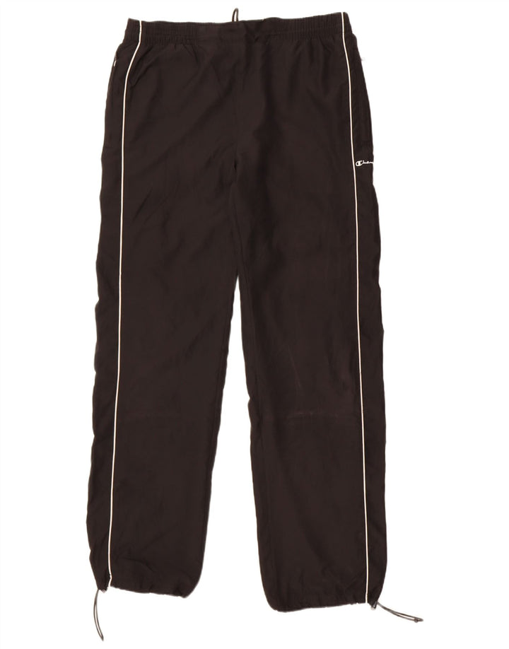 Champion Mens Tracksuit Trousers Joggers Large Black Polyester