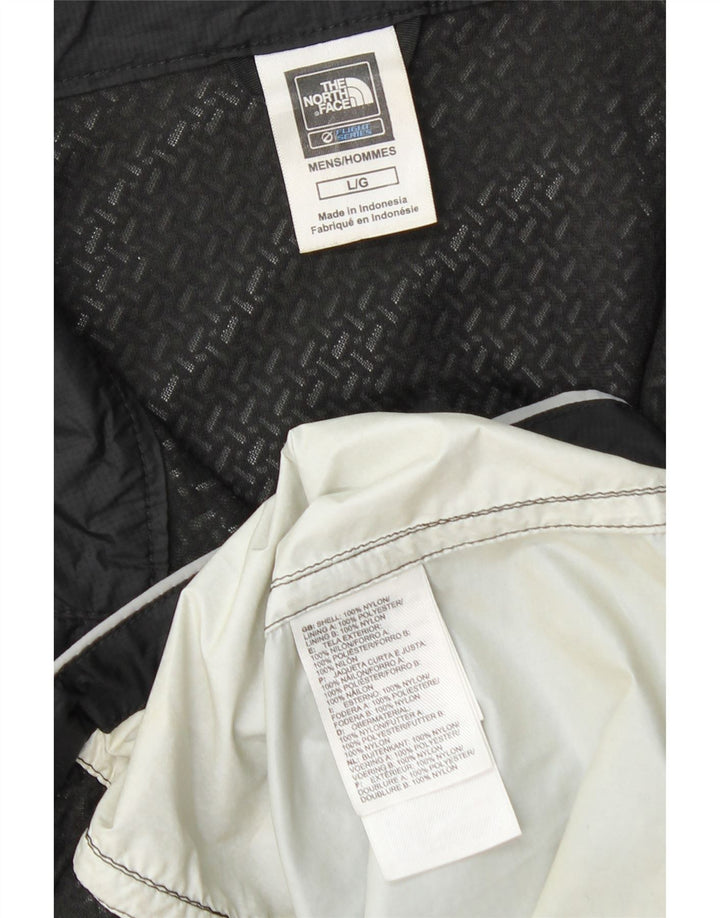 The North Face Mens Windproof Tracksuit Top Jacket Large Black Colourblock