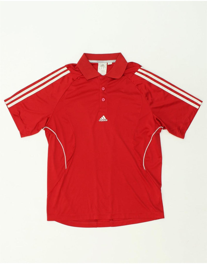 ADIDAS Mens Clima 365 Polo Shirt Small Red Polyester | Vintage Adidas | Thrift | Second-Hand Adidas | Used Clothing | Messina Hembry 