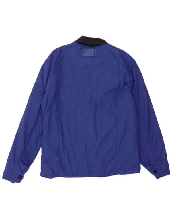 G-Star Mens Windbreaker Jacket UK 42 XL Blue Nylon