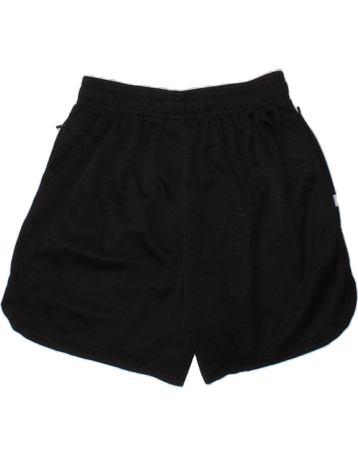 CHAMPION Womens Graphic Sport Shorts UK 8 Small  Black Polyester Vintage Champion and Second-Hand Champion from Messina Hembry 
