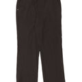 ADIDAS Mens Straight Chino Trousers W40 L32 Black Polyester