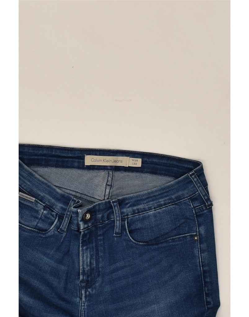 CALVIN KLEIN Womens Slim Jeans W28 L32  Navy Blue | Vintage Calvin Klein | Thrift | Second-Hand Calvin Klein | Used Clothing | Messina Hembry 