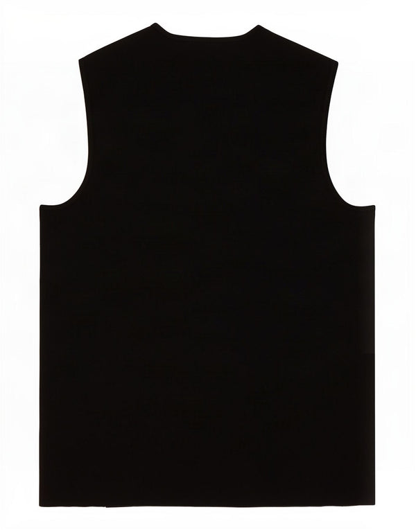 Zara Womens Vest Top UK 10 Small Black Polyester