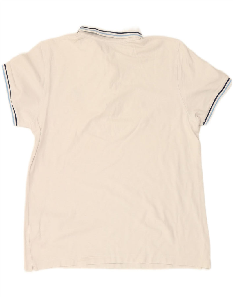 LOTTO Mens Polo Shirt XL White Cotton Vintage Lotto and Second-Hand Lotto from Messina Hembry 