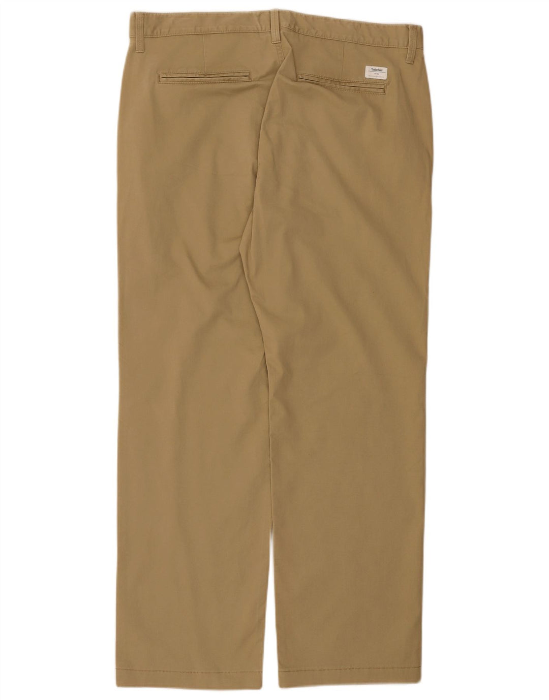 Timberland Mens Straight Chino Trousers W36 L32 Khaki