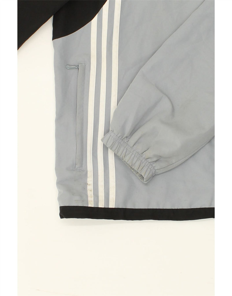 ADIDAS Mens Tracksuit Top Jacket UK 44/46 Large Grey Colourblock Polyester | Vintage Adidas | Thrift | Second-Hand Adidas | Used Clothing | Messina Hembry 