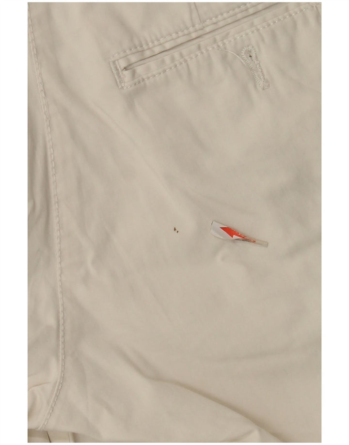 Slam Womens Chino Shorts IT 42 Medium W30  White Cotton