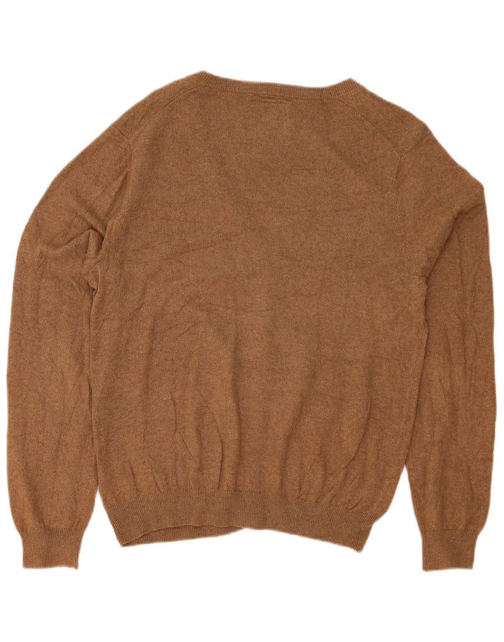 Sun68 Mens Cardigan Sweater Medium Beige Cotton