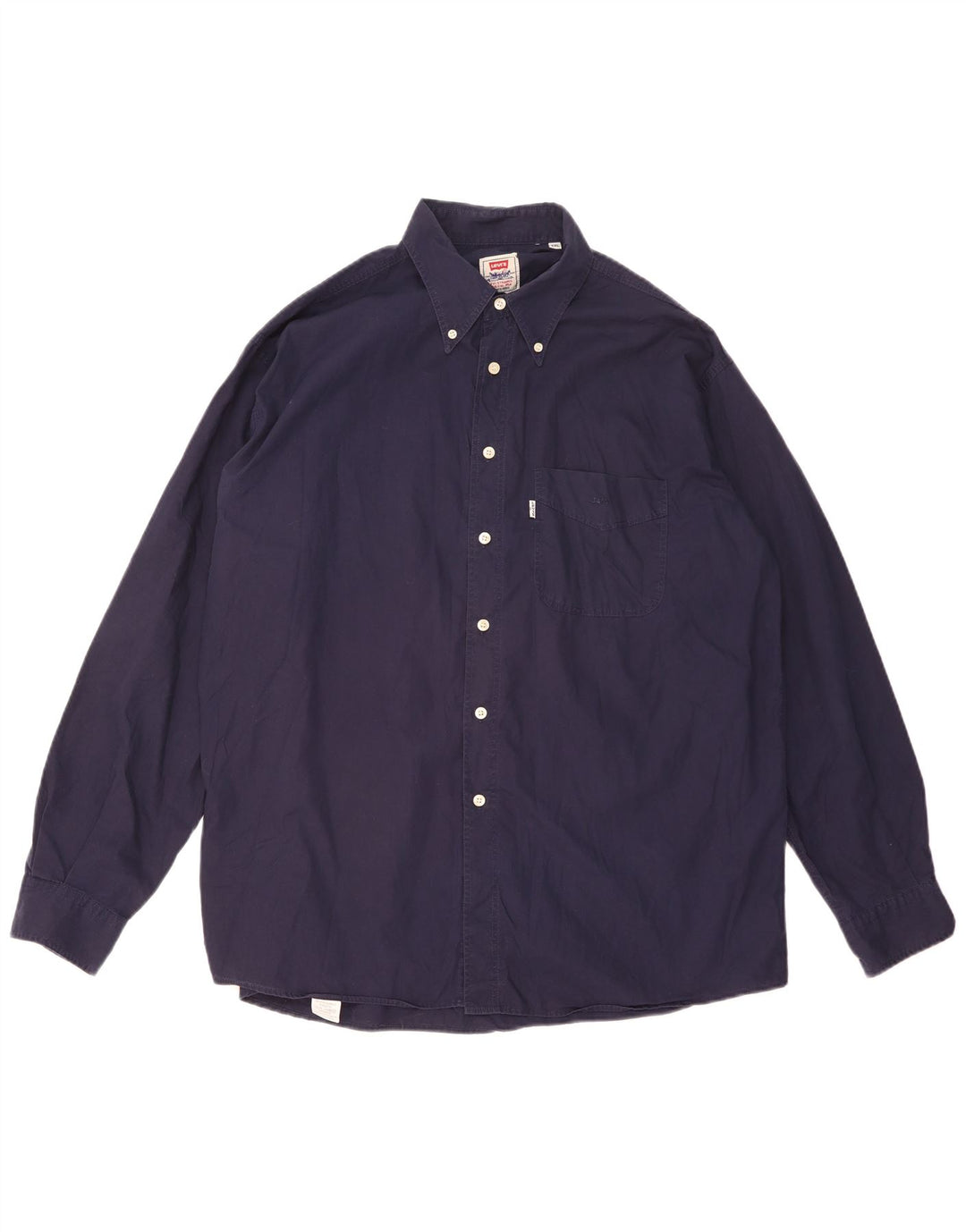 Levi's Mens Shirt 2XL Navy Blue Cotton