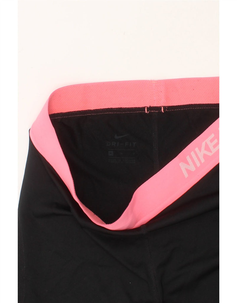 NIKE Boys Sport Shorts 10-11 Years Medium Black Polyester Vintage Nike and Second-Hand Nike from Messina Hembry 