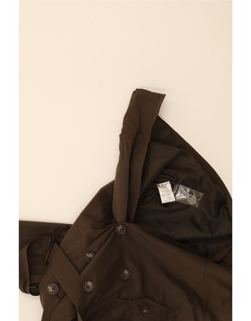 LENER CORDIER Womens Trench Coat IT 42 Medium Brown Polyester Vintage Lener Cordier and Second-Hand Lener Cordier from Messina Hembry 