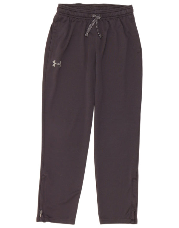 Under Armour Boys Loose Fit Tracksuit Trousers 9-10 Years Medium Black
