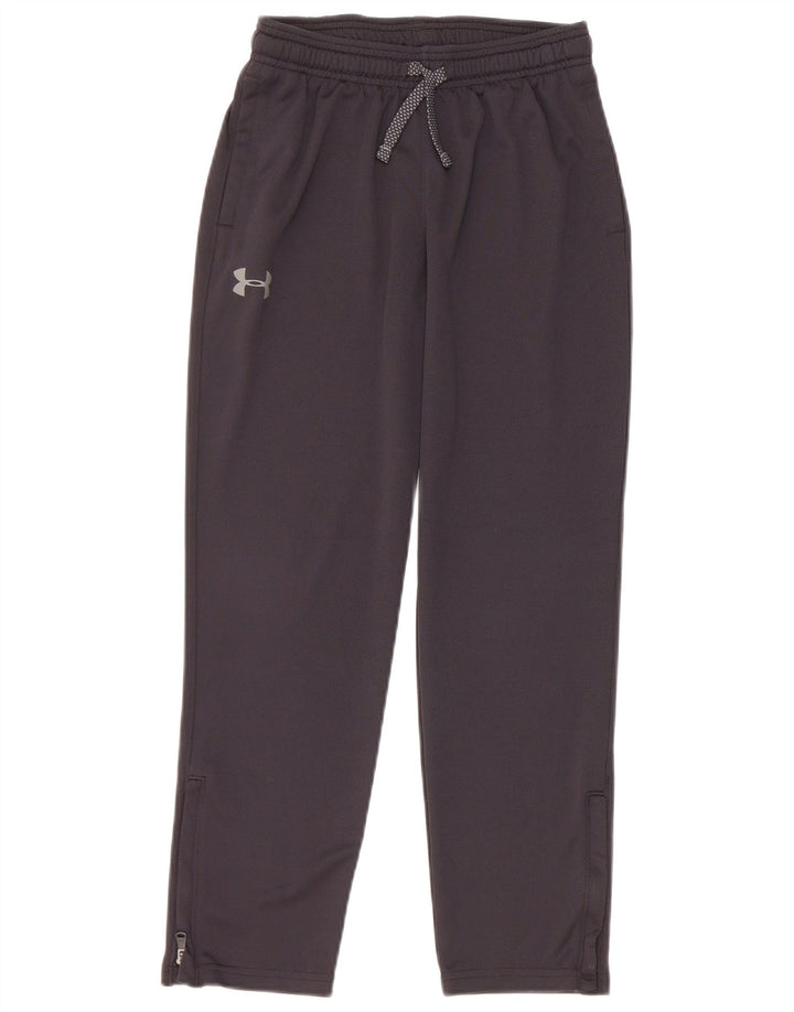 Under Armour Boys Loose Fit Tracksuit Trousers 9-10 Years Medium Black