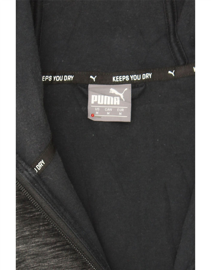 PUMA Mens Zip Hoodie Sweater Medium Grey Cotton Vintage Puma and Second-Hand Puma from Messina Hembry 