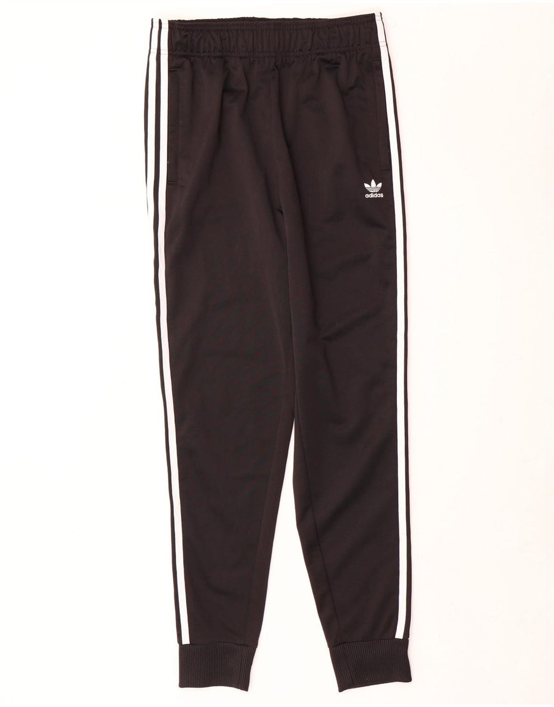 Adidas Boys Tracksuit Trousers Joggers 15-16 Years Black Polyester