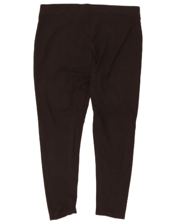 Marks & Spencer Womens Leggings UK 16 Large Brown Viscose